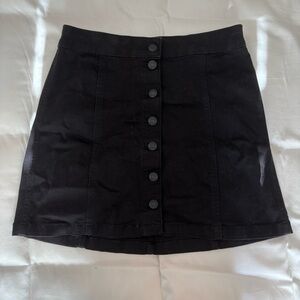 Y2K Button Up Mudd Black High Rise Skirt